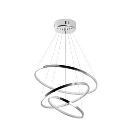 Opviq Lámpara de araña Simit - 13698 Cromada